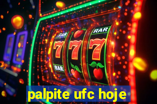 palpite ufc hoje